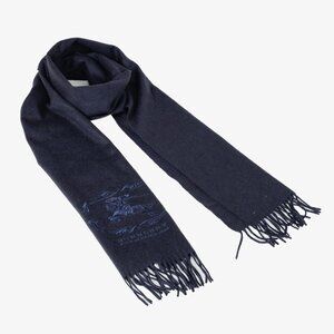 Burberry Knight Dark Navy Cashmere Scarf